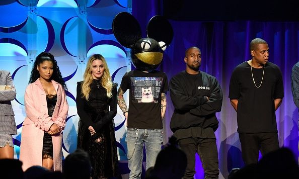 Nicki Minaj, Madonna, Deadmau5, Kanye West and Jay Z
Photo: Getty Images