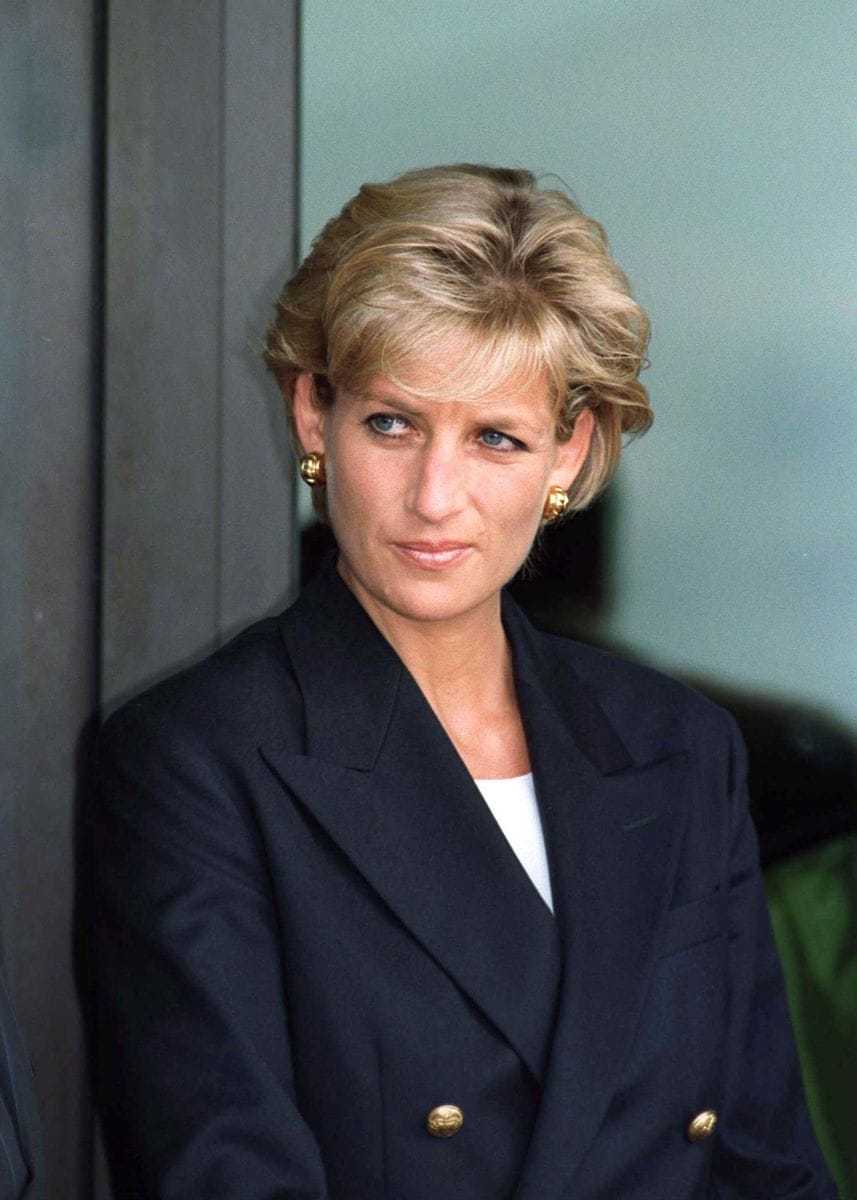  Diana Princess Of Wales At Luanda Airport