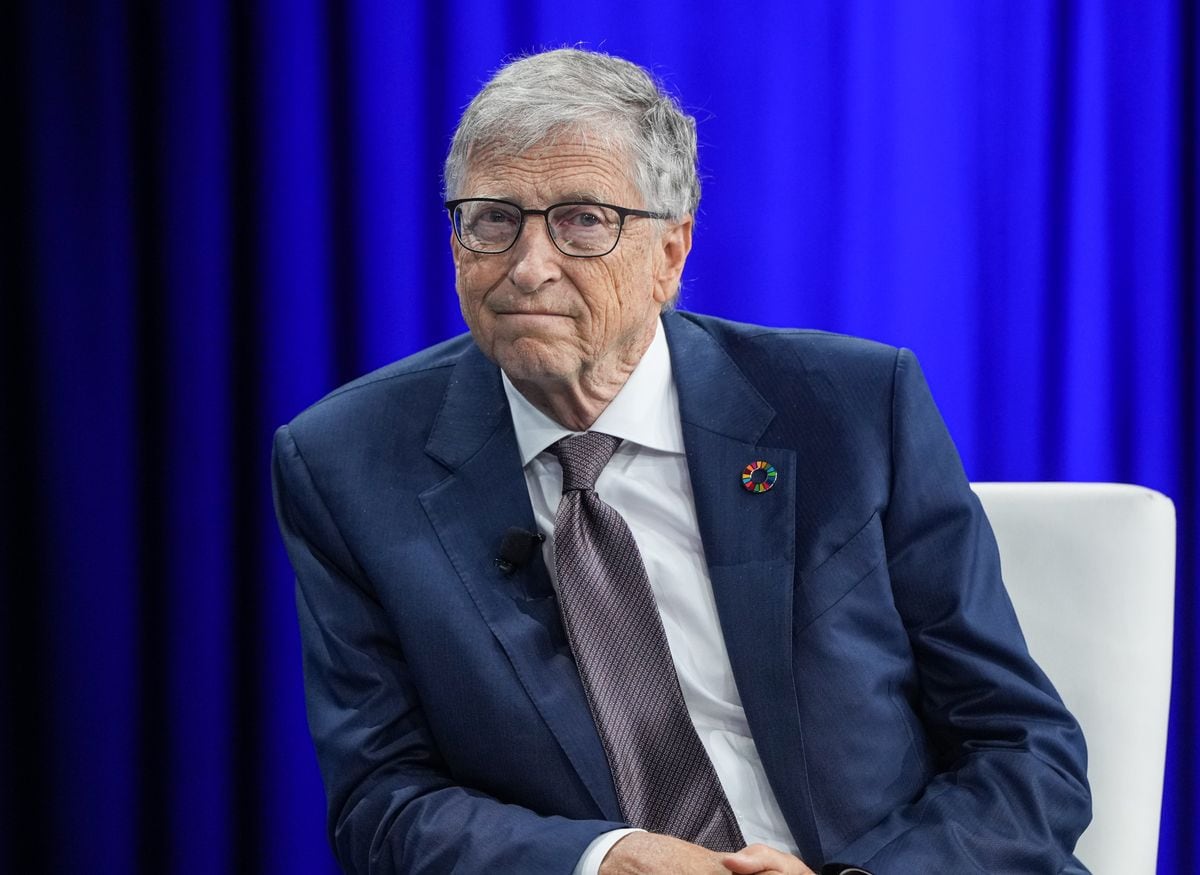 Bill Gates at the Clinton Global Initiative in 2024