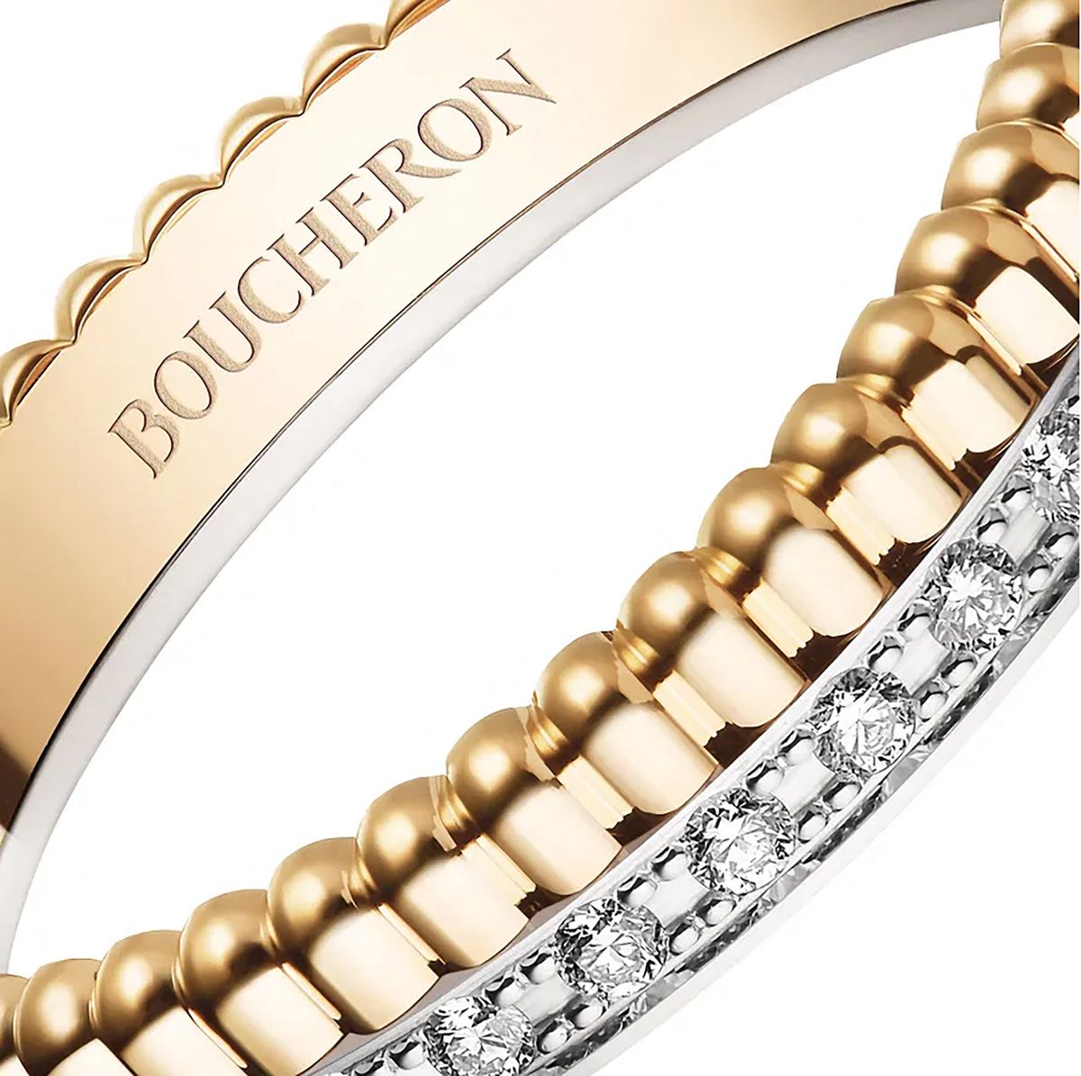 Boucheron wedding bands associated with Gigi Hadid and Bradley Cooper were highlighted following reports of their secret marriage in New York.