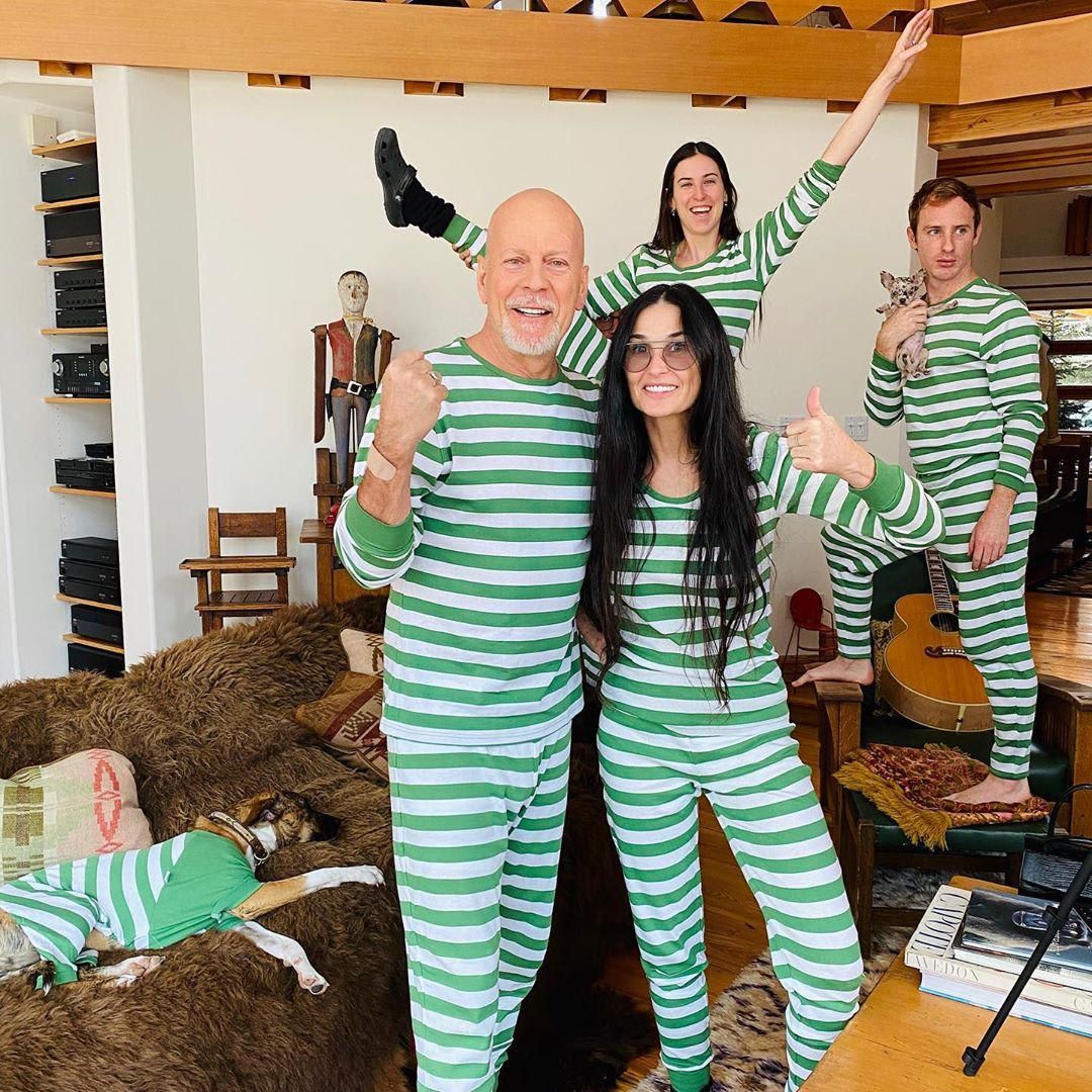 Bruce Willis and Demi Moore