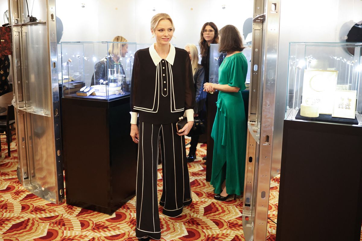 A full look at Princess Charlene's outfit