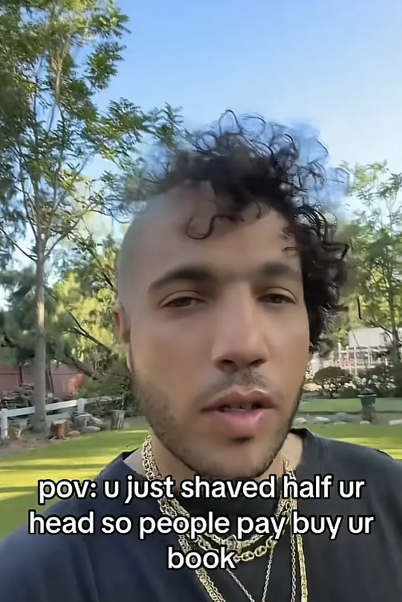 Benny Blanco shocked fans with a half-shaved hairstyle while promoting his new book Fck Failure, adding another memorable moment to a busy year.
