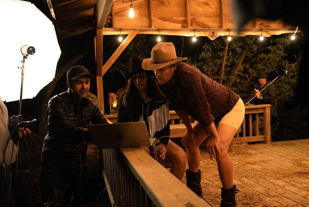Matthew McConaughey and wife Camila Alves share the behind-the-scenes of their pantless shoot