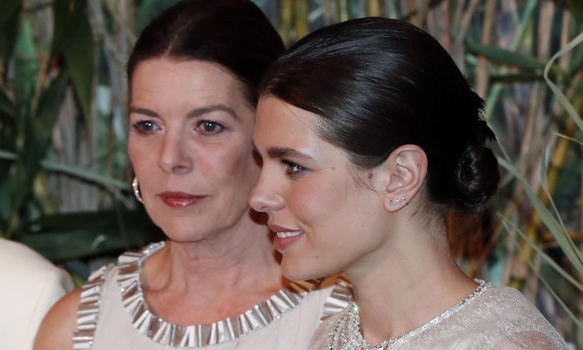 Princess Caroline and Charlotte Casiraghi of Monaco