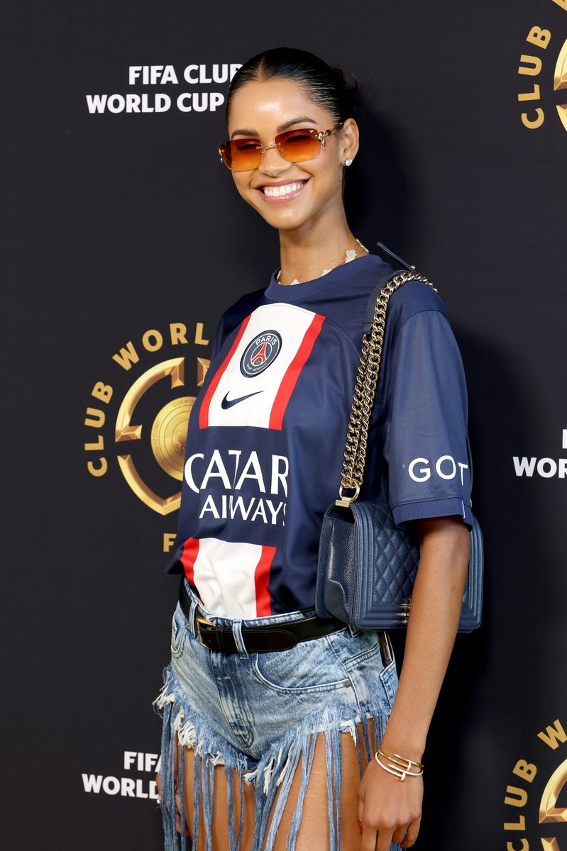 The jersey-and-denim-short-shorts combo is making a major comeback in 2026.