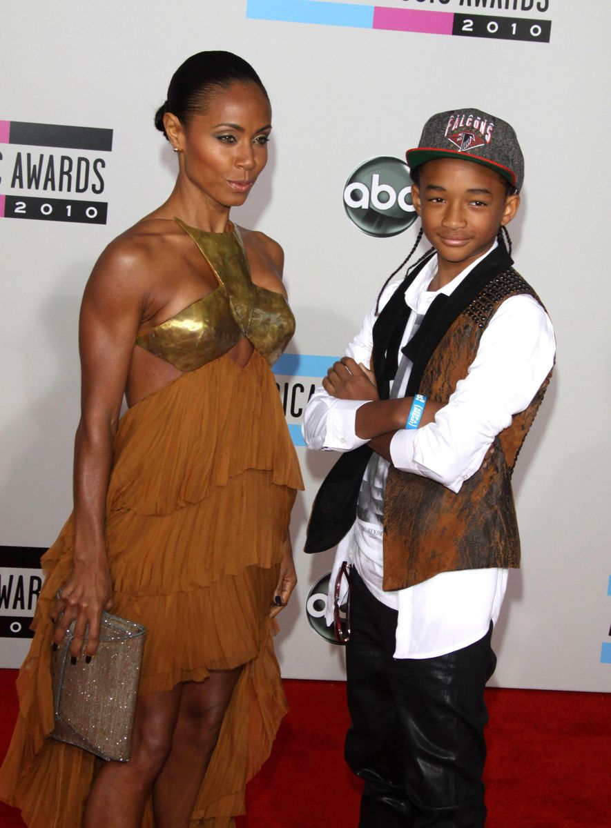 I would be in my mom’s closet, hanging out with her as she got ready for an event and she had a row of shoes with red bottoms,” Jaden recalled.