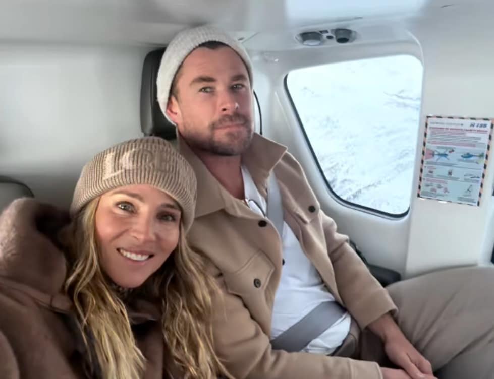 Just days after being spotted in Madrid for the premiere of his latest film 'Escape Route,' Chris Hemsworth has traded the city lights for the snowy peaks of the French Alps.