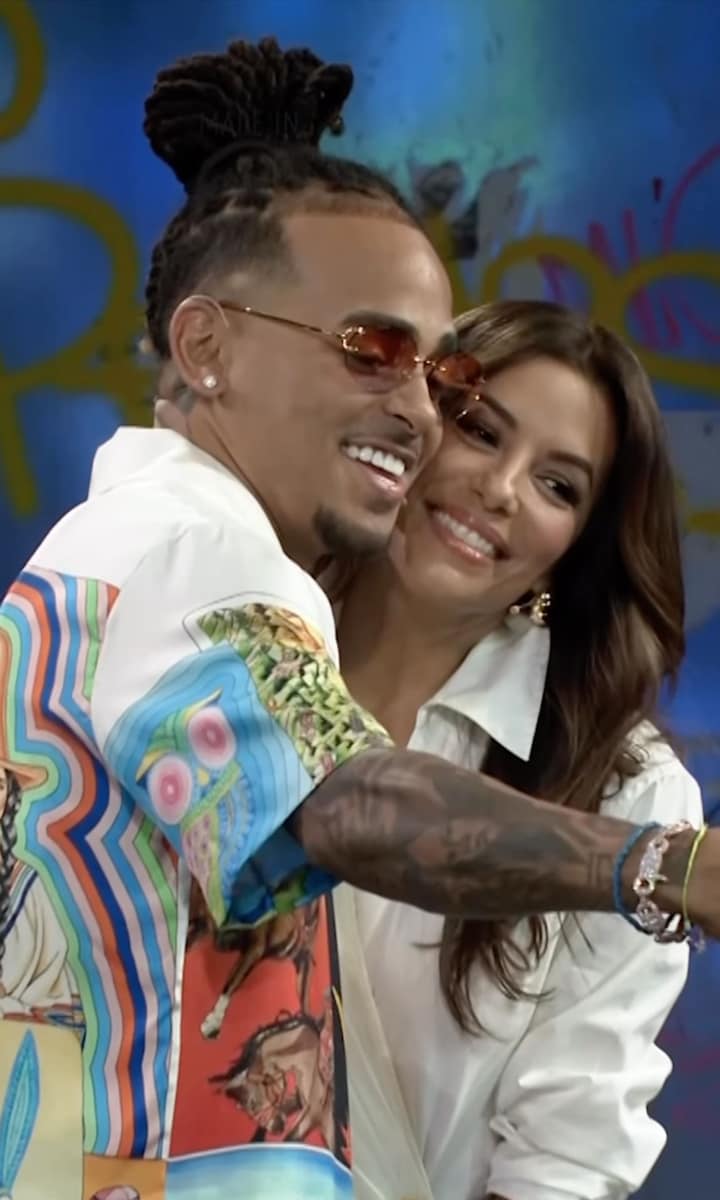 Eva Longoria and Ozuna