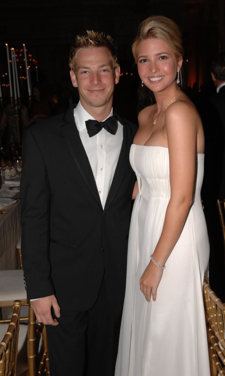PALM BEACH, FL - JANUARY 27: Junior Chairwoman, Ivanka Trump and Sean Brosnan, poses at the 50th Annual International Red Cross Ball at Mar A Lago on January 27, 2007 in Palm Beach, Florida. (Photo by Larry Marano/Getty Images)