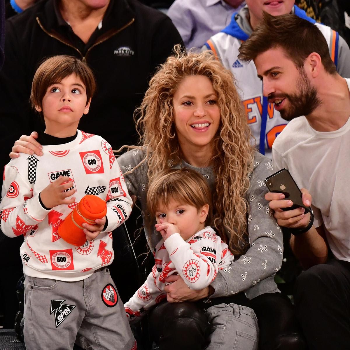 Celebrities Attend The New York Knicks Vs Philadelphia 76ers Game