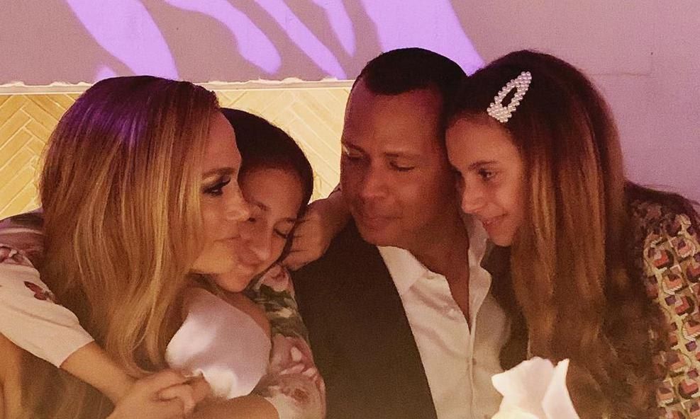 Jennifer Lopez and Alex Rodriguez daughters