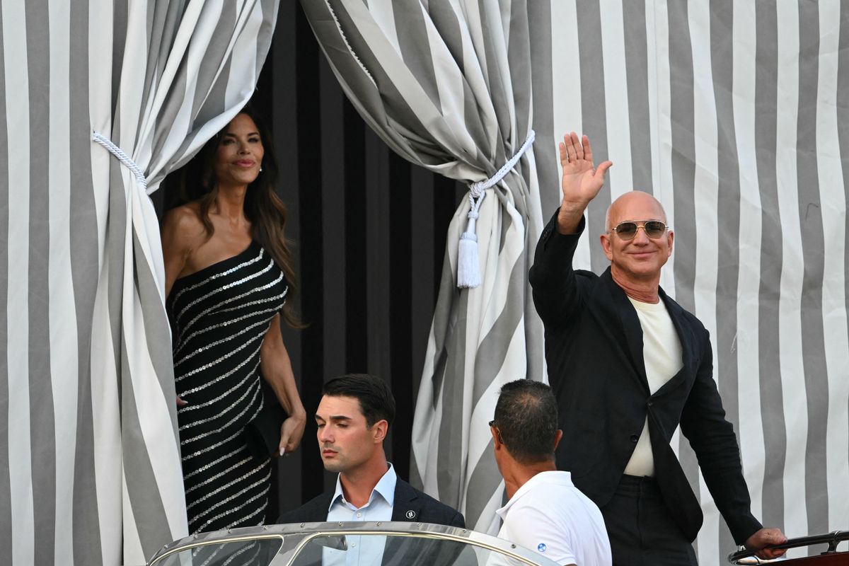 Jeff Bezos and Lauren Sanchez's wedding celebration in Venice