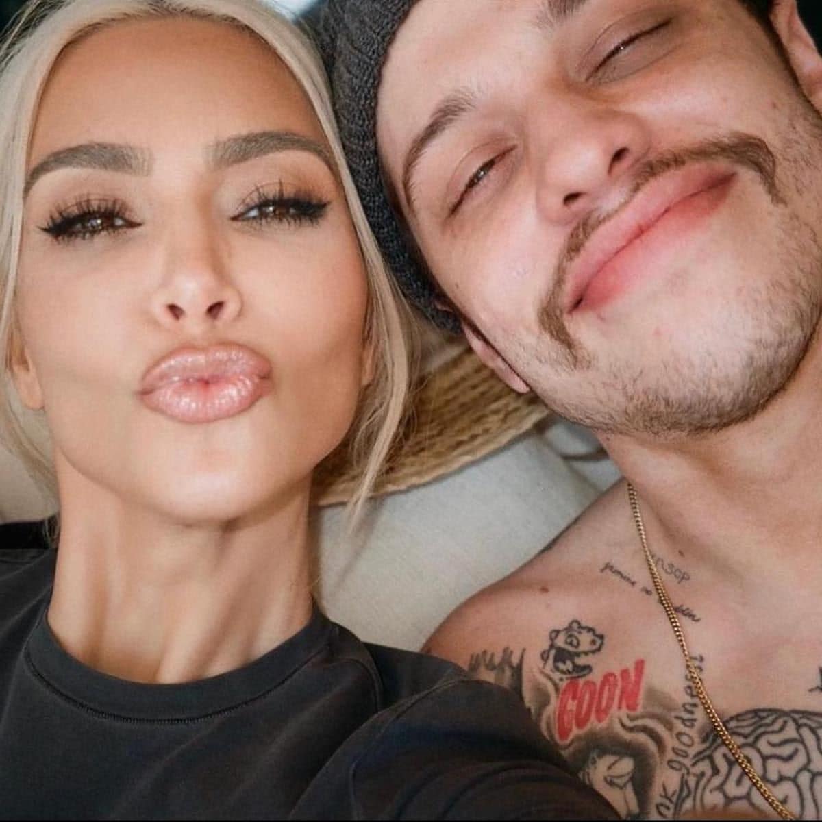 Kim Kardashian and Pete Davidson