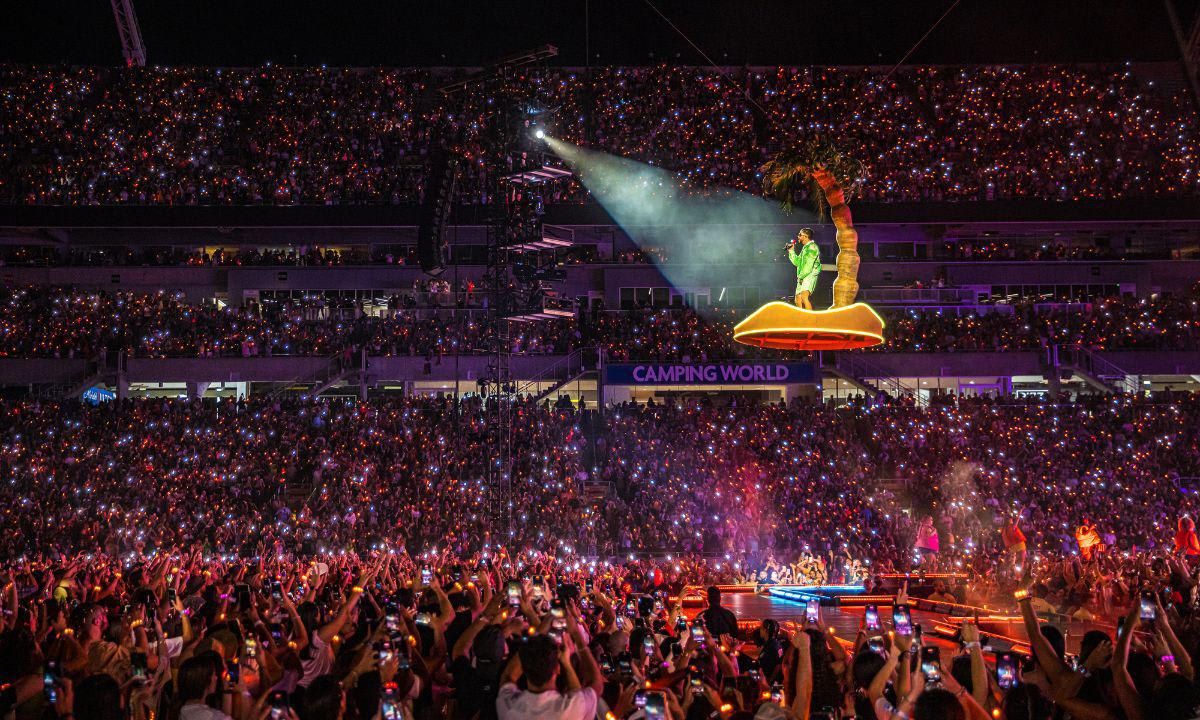 Bad Bunny kicked off his "Bad Bunny: World's Hottest Tour" with a sold-out show in Orlando, FL