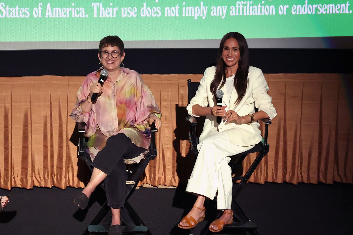 Alysa Nahmias and Meghan Markle at a special screening of "Cookie Queens"