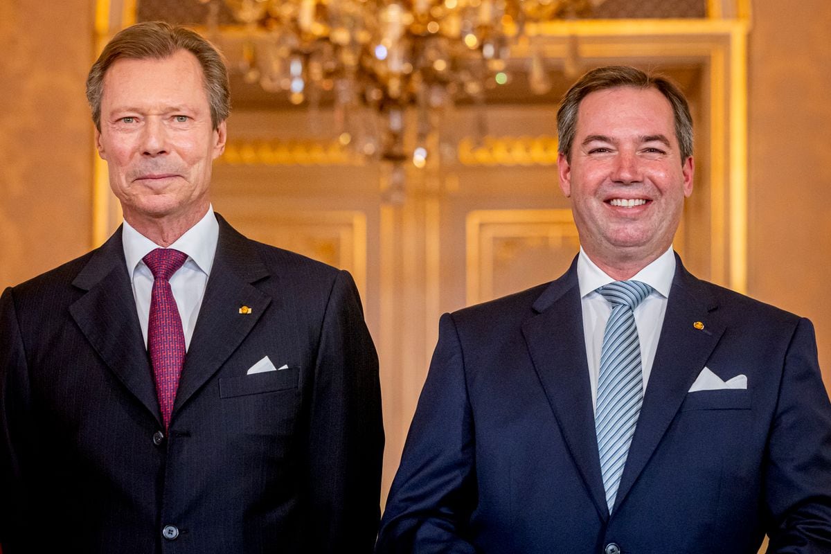 Grand Duke Henri of Luxemburg and Hereditary Grand Duke Guillaume of Luxembourg 