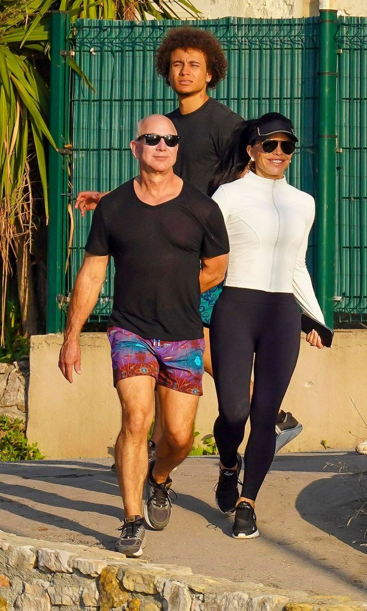 Lauren Sanchez and Jeff Bezos
