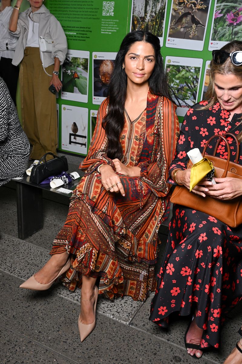 Just one day later, Camila switched up her style for the Diane von Furstenberg Spring/Summer 2027 show during New York Fashion Week on September 10, 2026.
