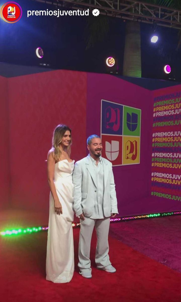 J Balvin and Valentina Ferrer