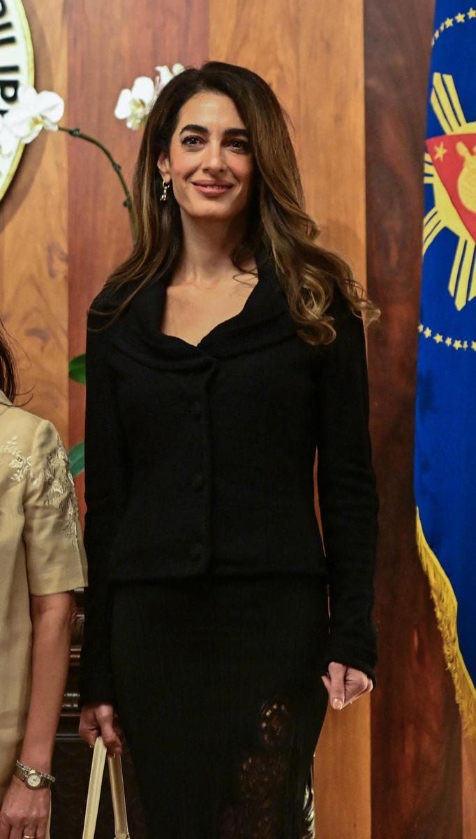 Amal looked elegant and polished for the meeting at Malacañang Palace with Philippine President Ferdinand Marcos Jr. and First Lady Liza Araneta-Marcos.