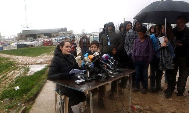 Angelina Jolie continued her work as a special envoy for the UN High Commissioner for Refugees.
<br>
Photo: Getty Images