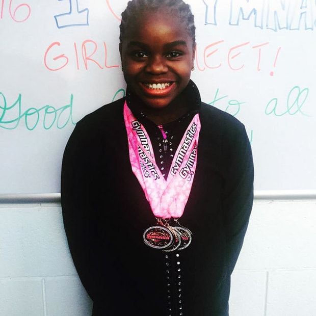 Madonna's daughter took home four medals from a gymnastics competition.
Photo: Instagram/@madonna