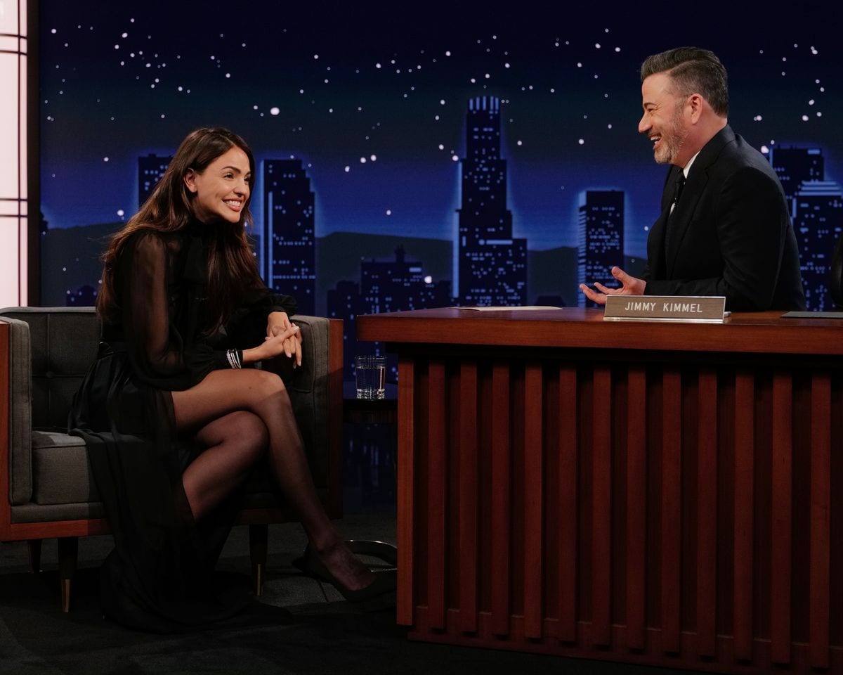 Eiza González brought some Halloween hilarity and hometown nostalgia to  Jimmy Kimmel Live!