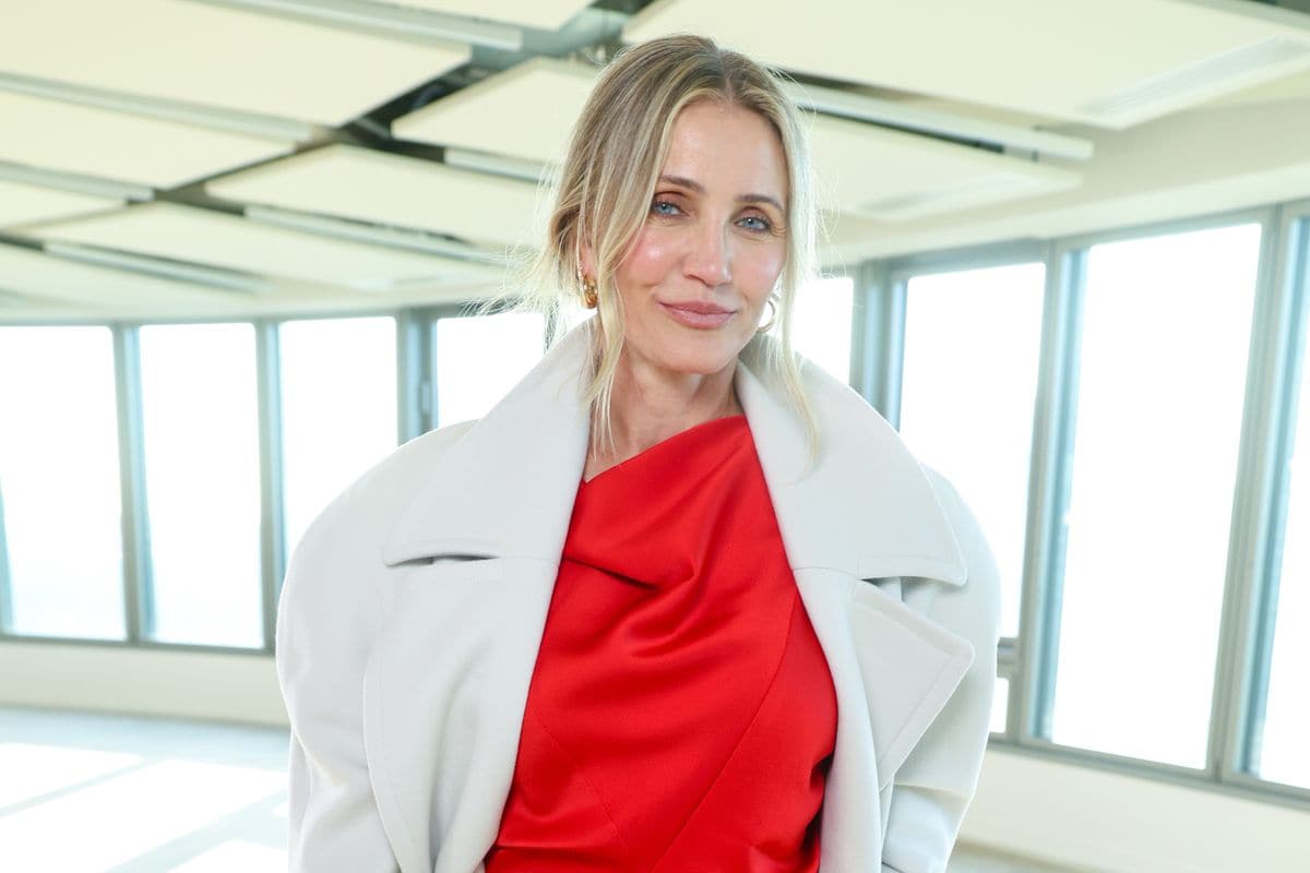 Cameron Diaz attends the Stella McCartney show as part of Paris Fashion Week