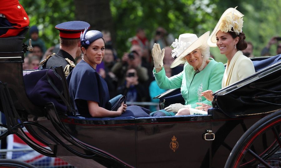 Meghan Markle and Kate Middleton Trooping the Colour 2019