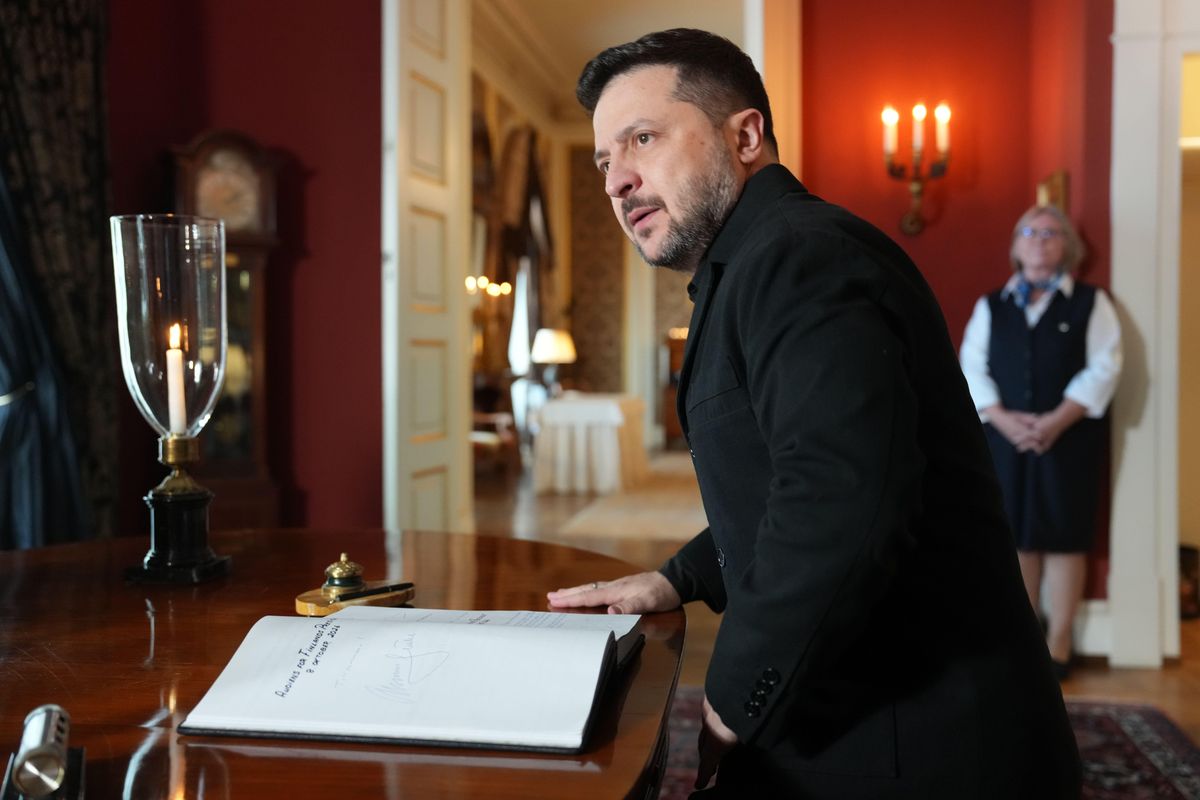 King Haakon and President Zelenskyy came together as Norway reaffirmed its continued support for Ukraine.