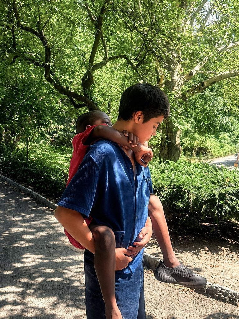 Milan, Shakira’s eldest son, melts hearts in his role as a big brother to the Ghetto Kids