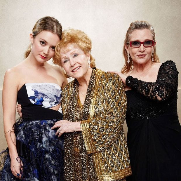 The young actress lost her mom Carrie and grandmother Debbie back in December.
Photo: Kevin Mazur/WireImage