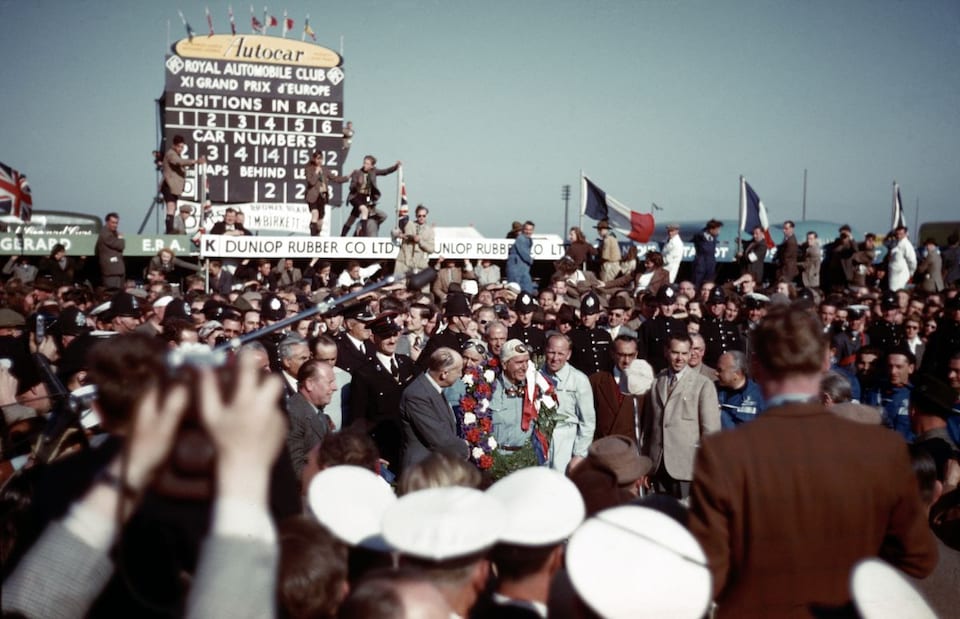 Giuseppe Farina at Silverstone 1950