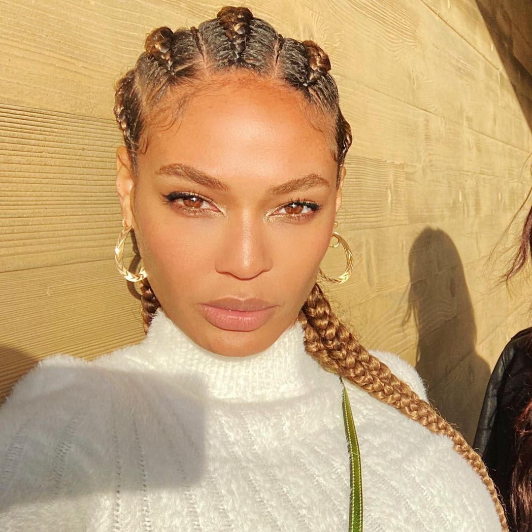 Joan Smalls cornrows