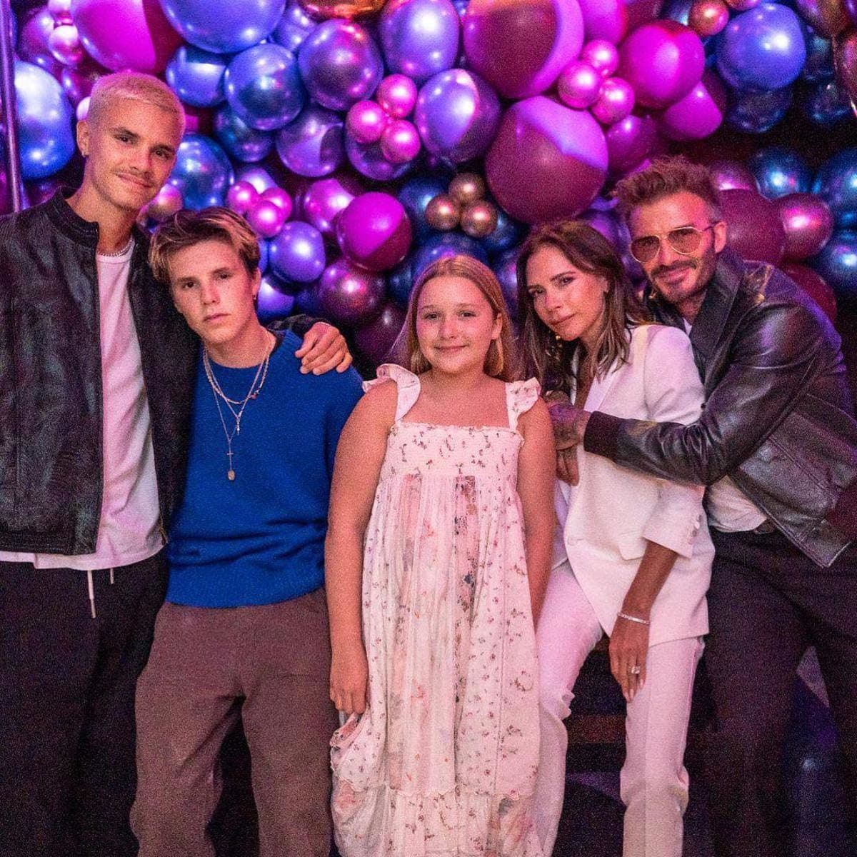 The Beckham family