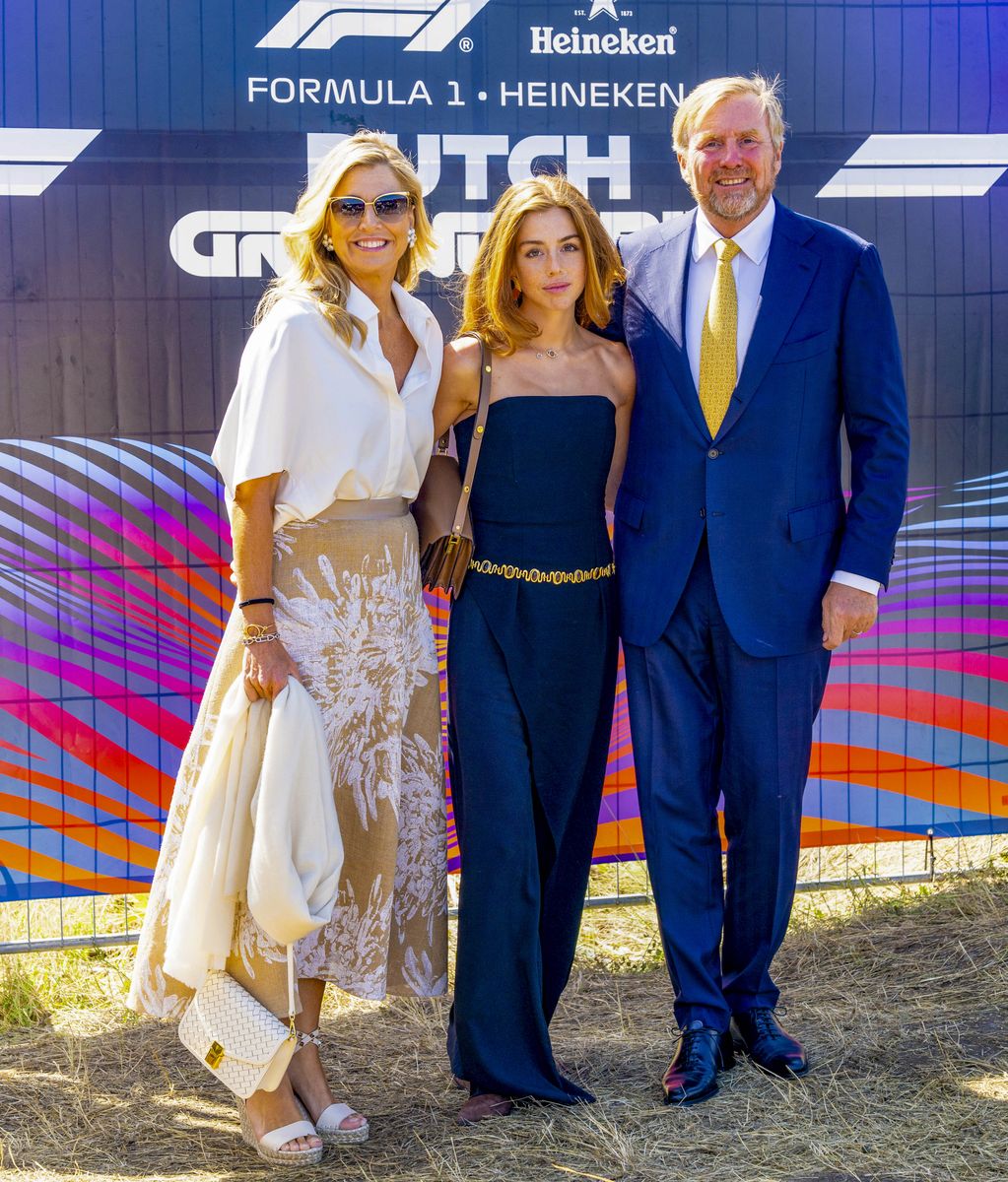 Princess Alexia joined her parents, King Willem-Alexander and Queen Máxima, for a family outing at the Dutch Grand Prix in Zandvoort.