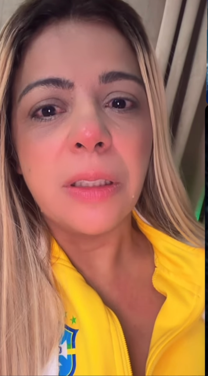 Her tearful video made its rounds 