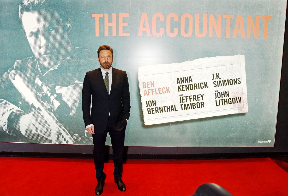 Ben Affleck attends the UK Premiere of "The Accountant" 