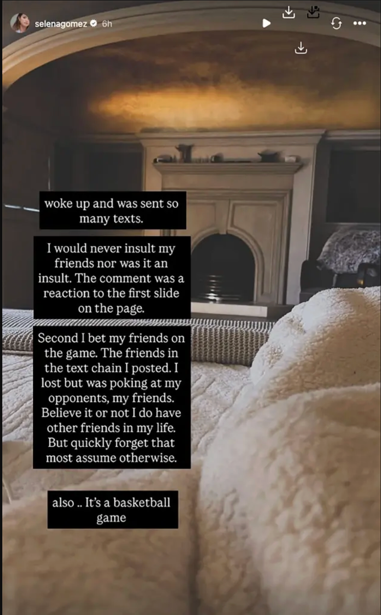 The singer woke up to texts about it