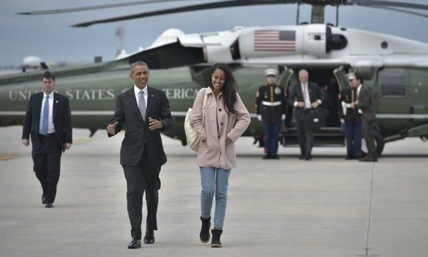 President Obama reached out to the Bolivian president to ensure his daughter's safety and privacy during the 83 days away.
Photo: MANDEL NGAN/AFP/Getty Images