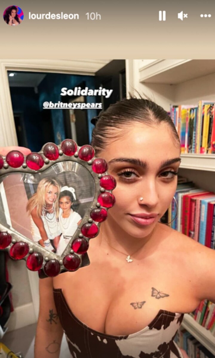 Lourdes Leon Instagram story