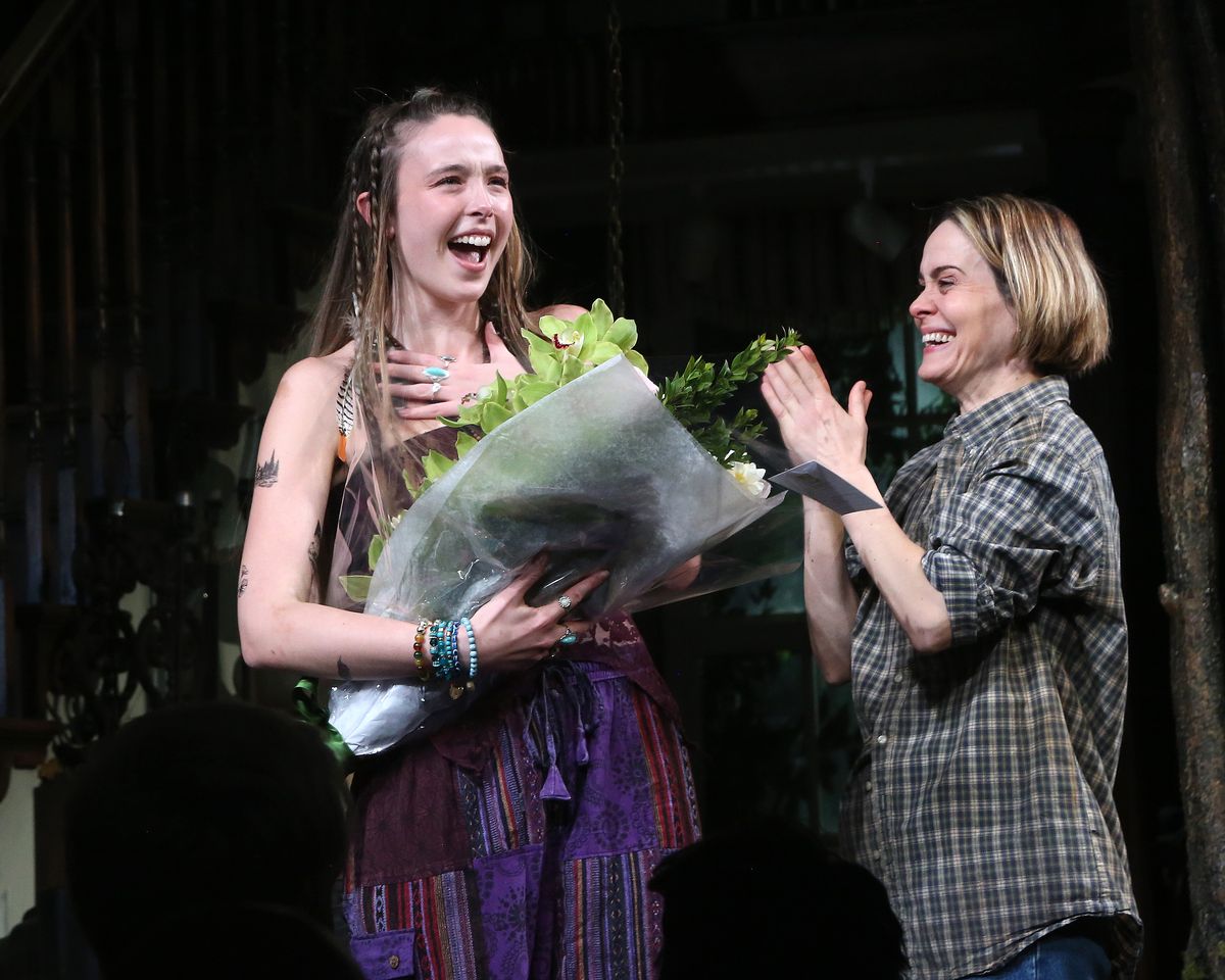 Ella had her Broadway debut last year and made a great friendship with Sarah Paulson
