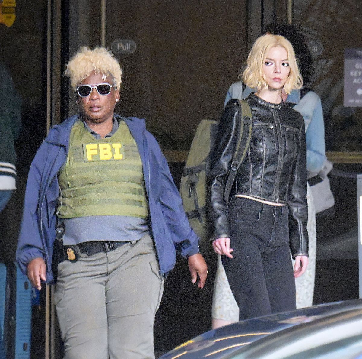 Anya Taylor-Joy films 'Lucky' in Downtown Los Angeles with Aunjanue Ellis-Taylor. 