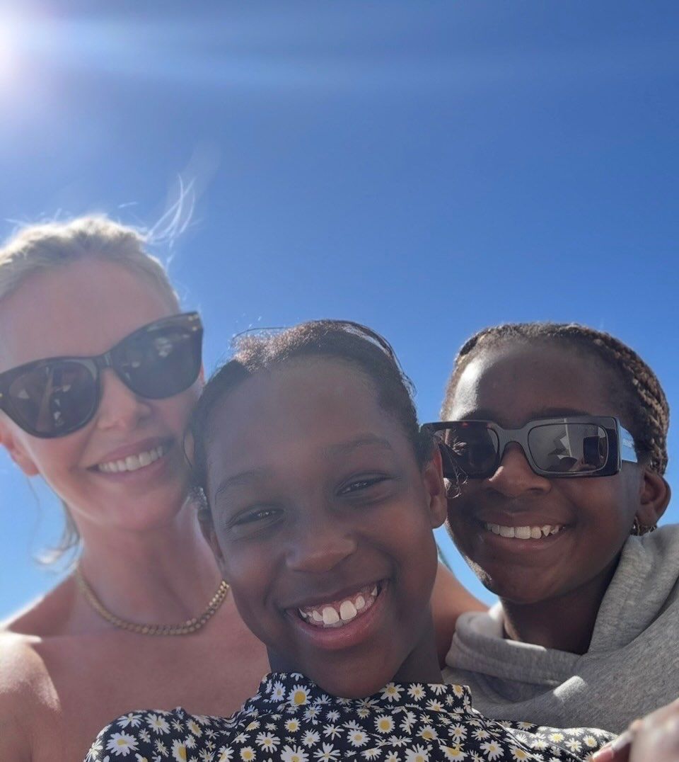Charlize has two daughters, August and Jackson