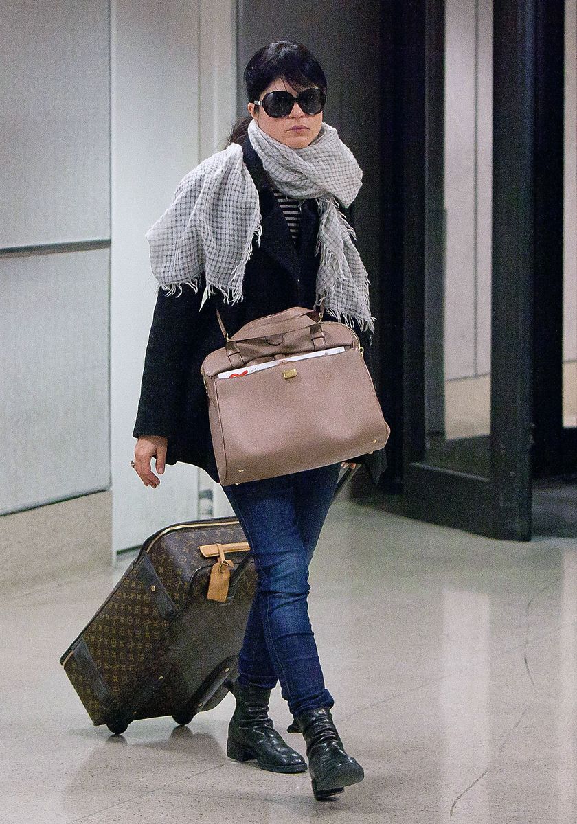 Selma Blair is seen at Los Angeles International Airport