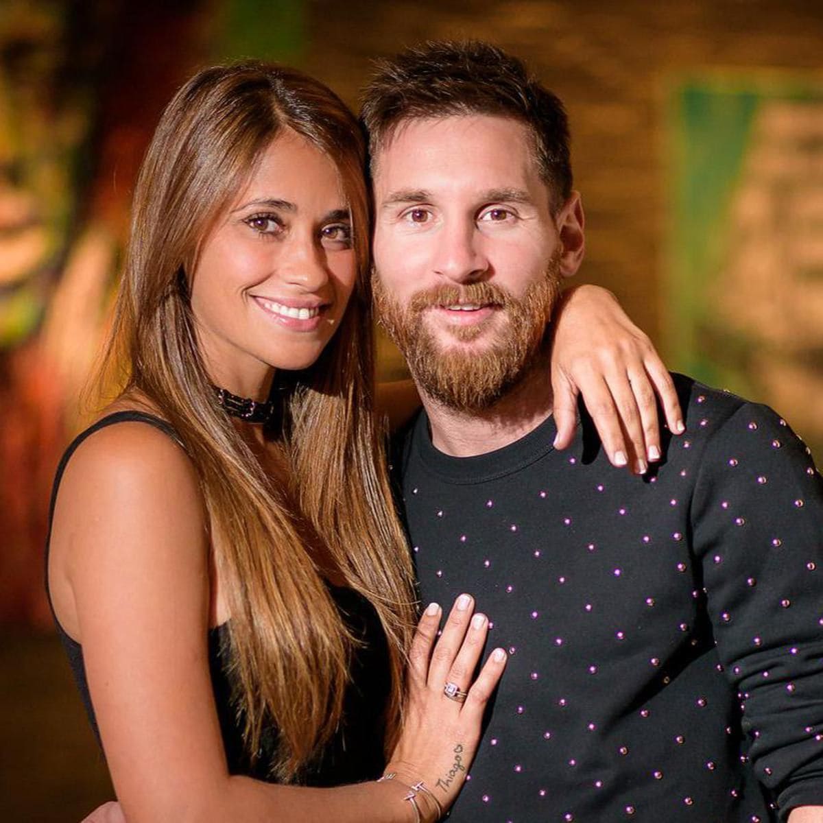 Lionel Messi y Antonela Roccuzzo