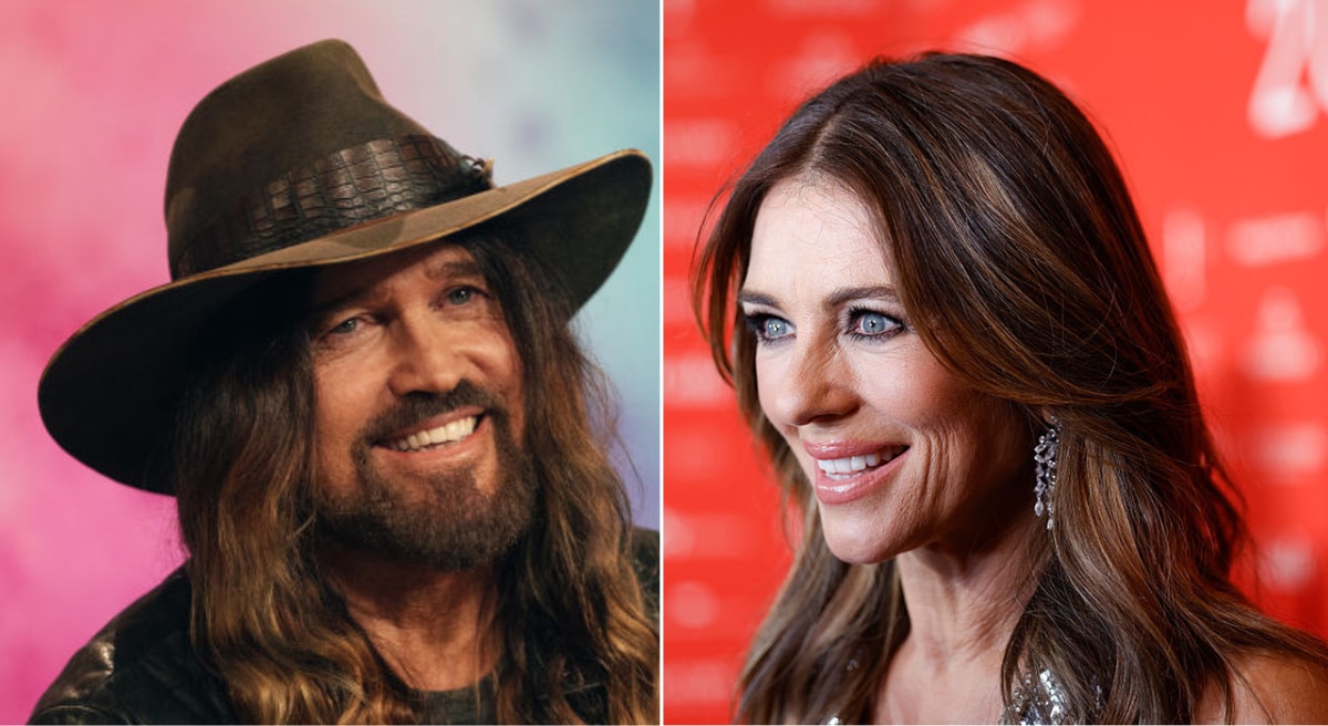 Billy Ray Cyrus and Elizabeth Hurley
