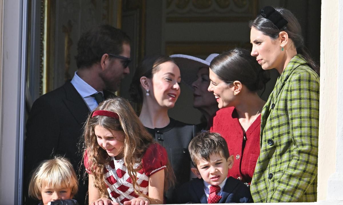 India and her mother looked holiday-ready wearing red and green outfits, respectively.