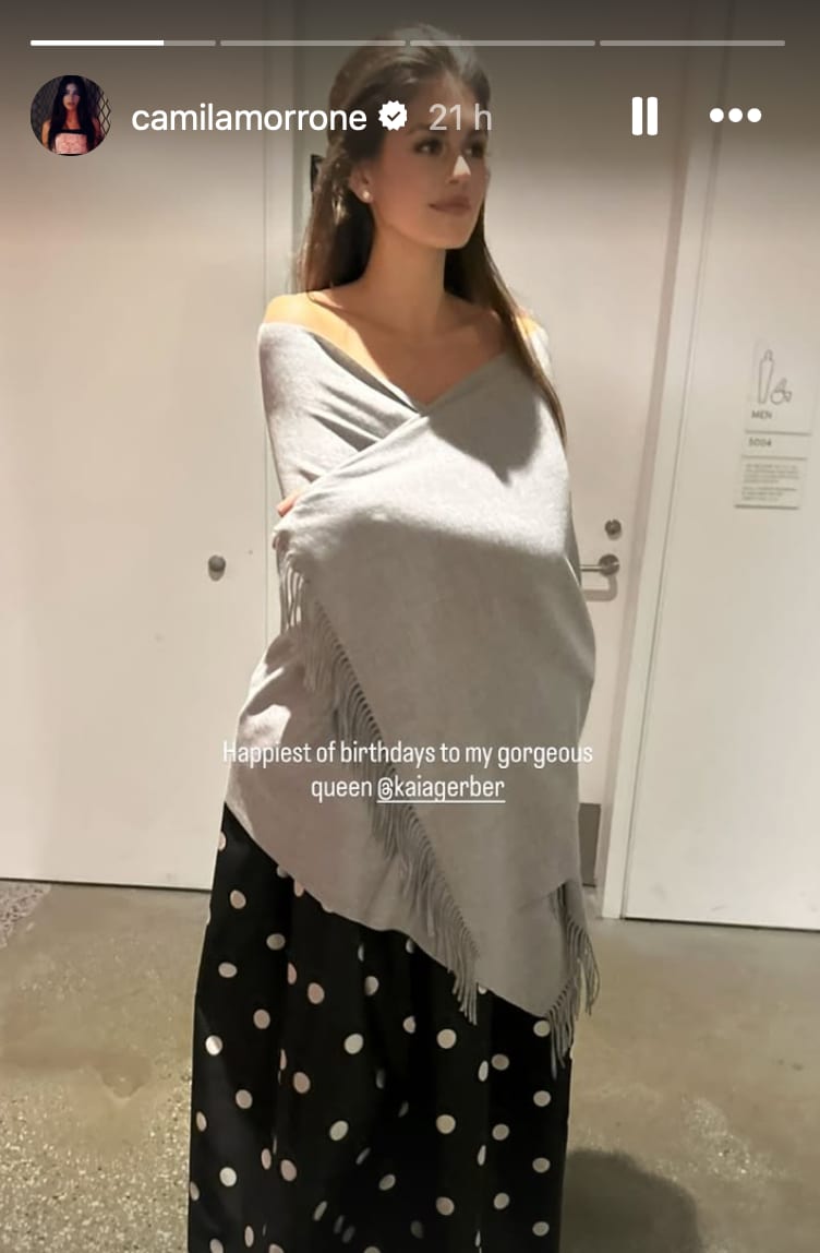 Camila Morrone and Kaia Gerber continue to go strong with their friendship. 